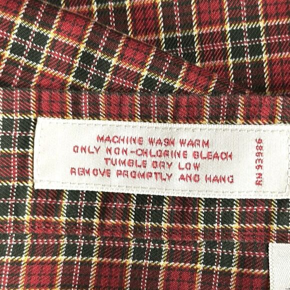 Brooks Brothers Button Down Shirt Long Sleeve Plaid Cotton Regular Fit XL - Picture 12 of 13